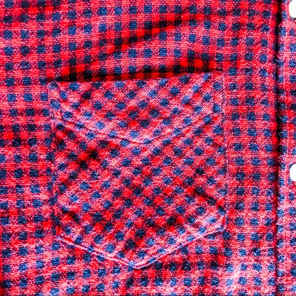 Current/Elliot Womens Size 1 Red Flannel Shirt - Picture 8 of 8